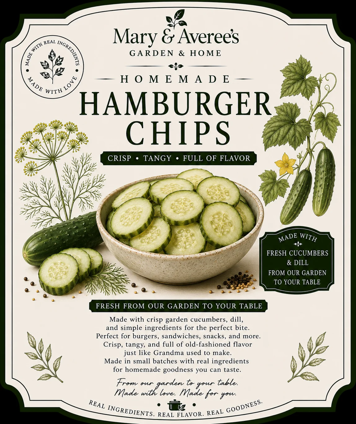 Homemade Hamburger Chips